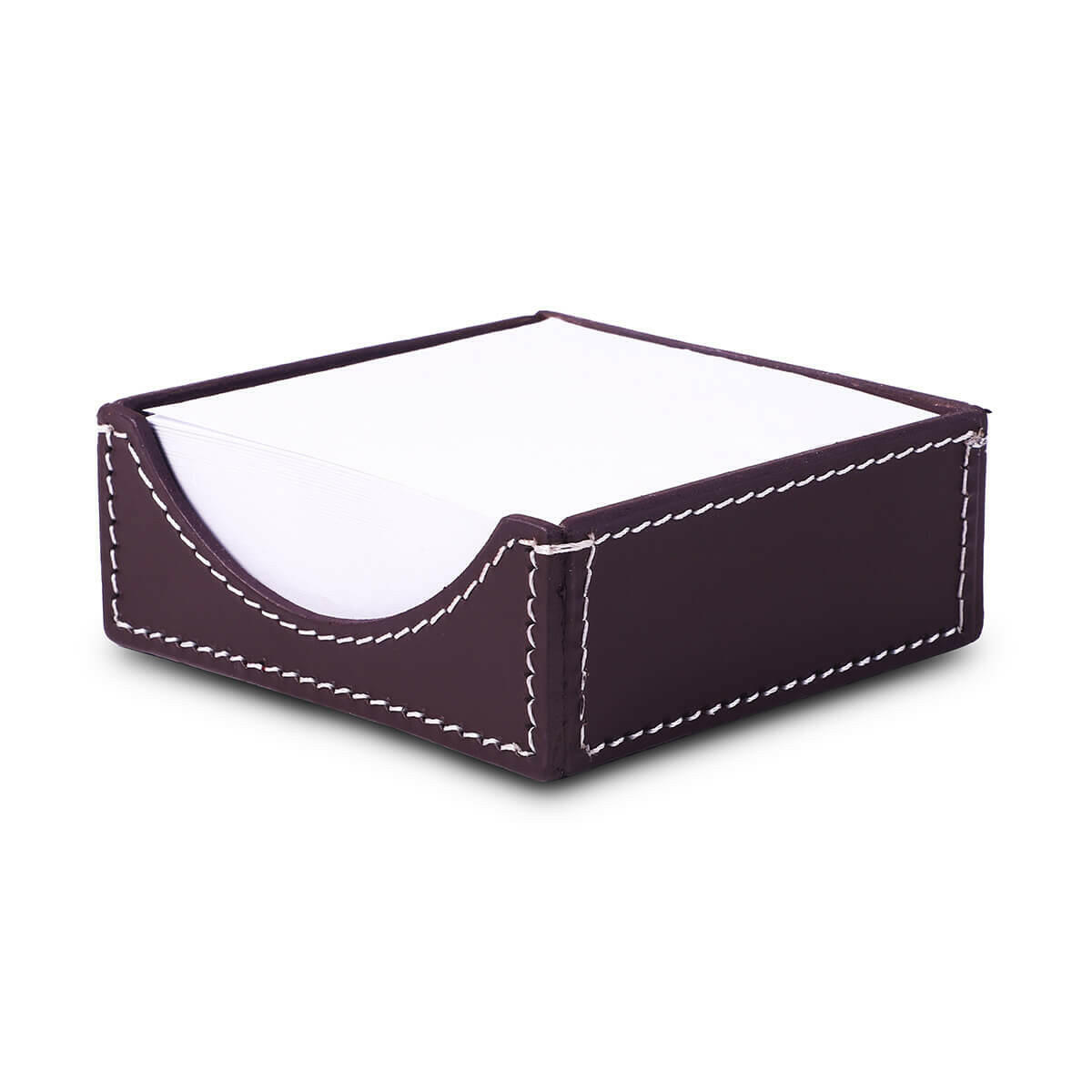 Modella Square Memo Holder Bordeaux