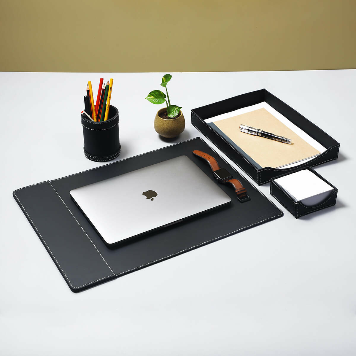 Modella Desktop Set Black
