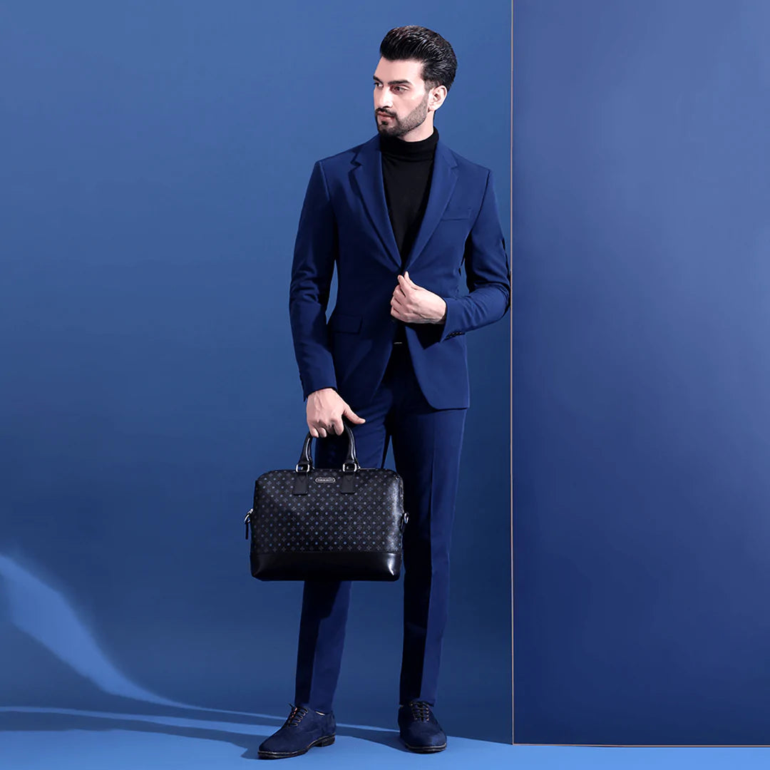 Mens monogrammed laptop bag 2025