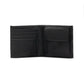 Monogram Collection Textured Wallet Black