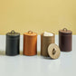 Multi Storage Box With Lid Cognac
