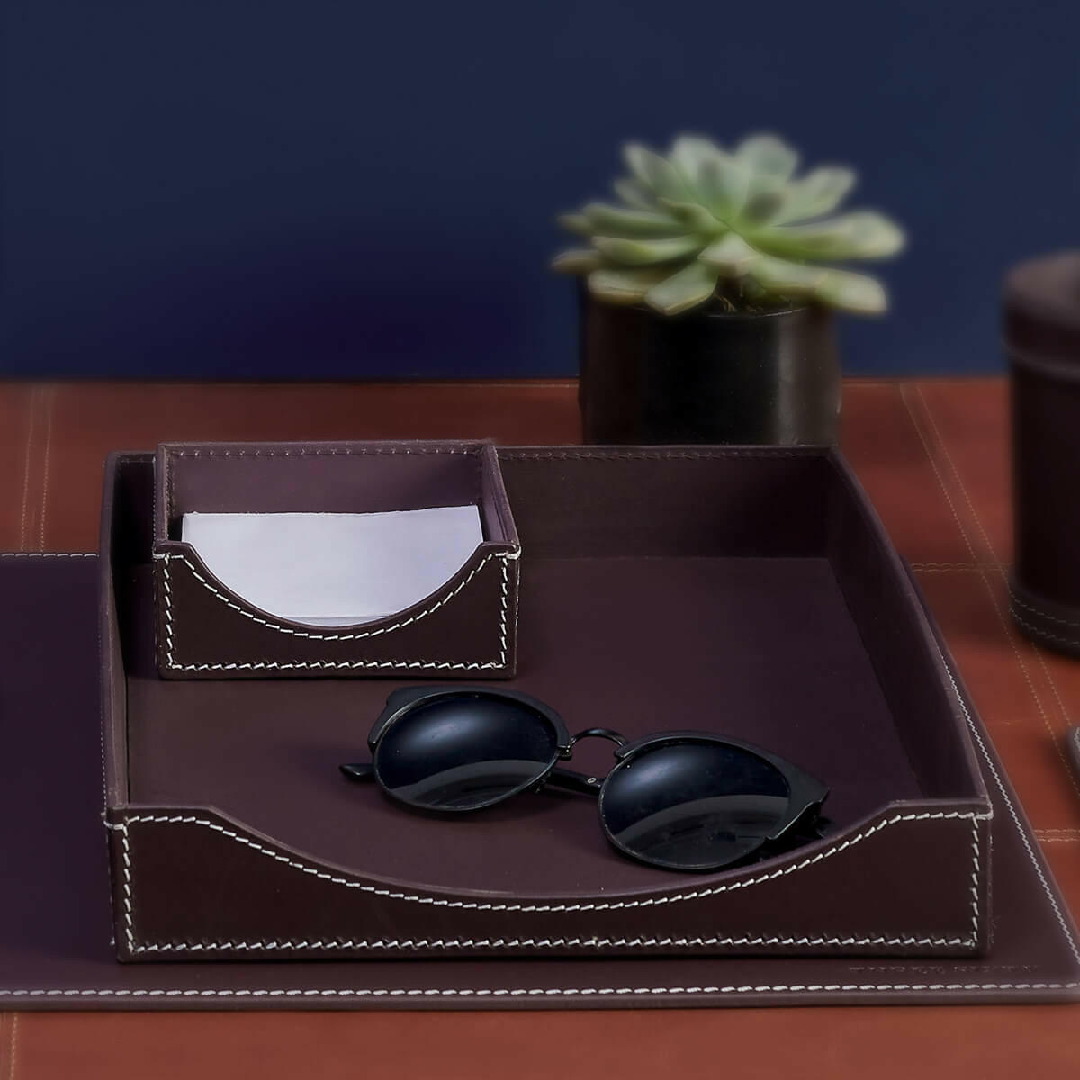 Modella A4 Paper Letter Organizer Bordeaux