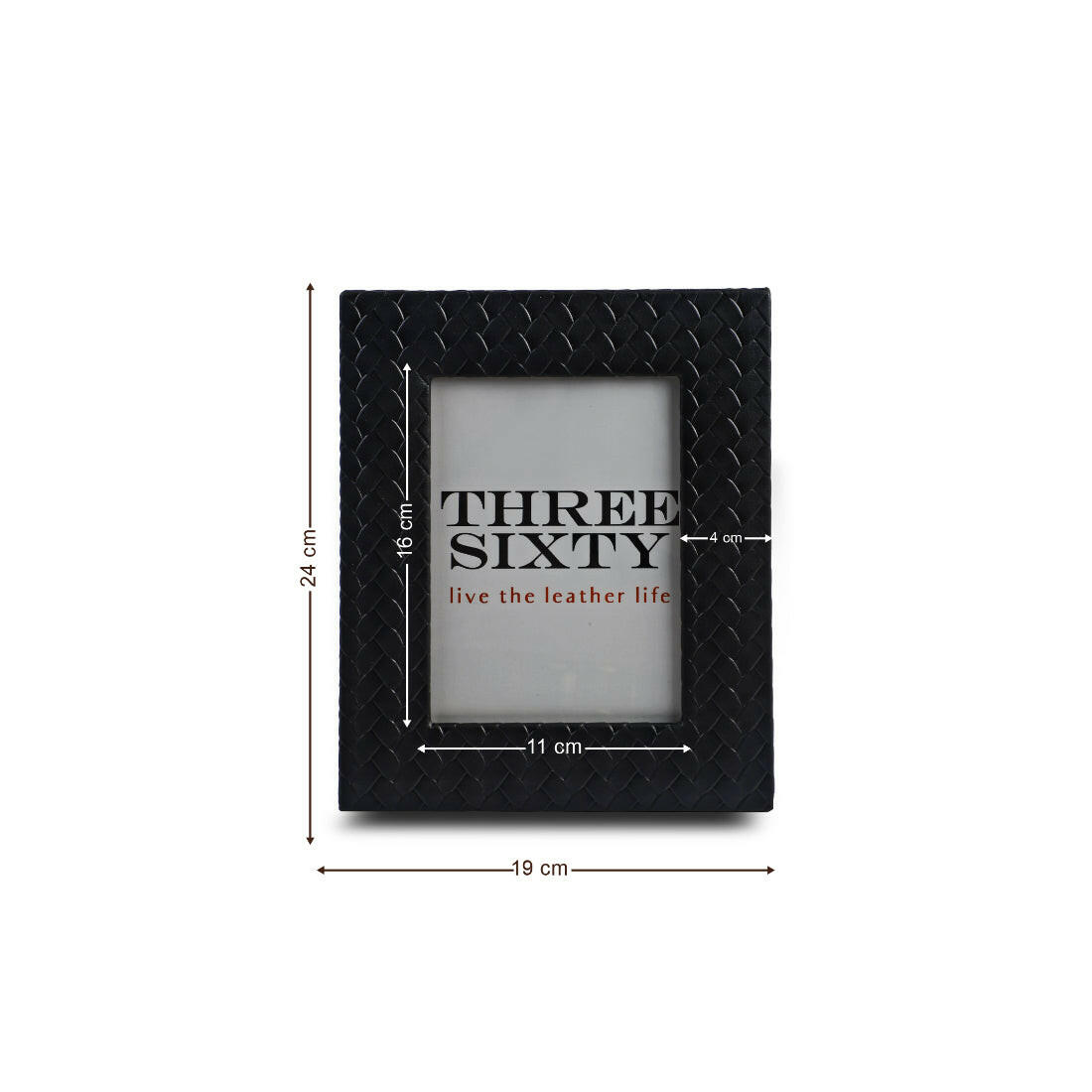 Entwine Photo Frame Black
