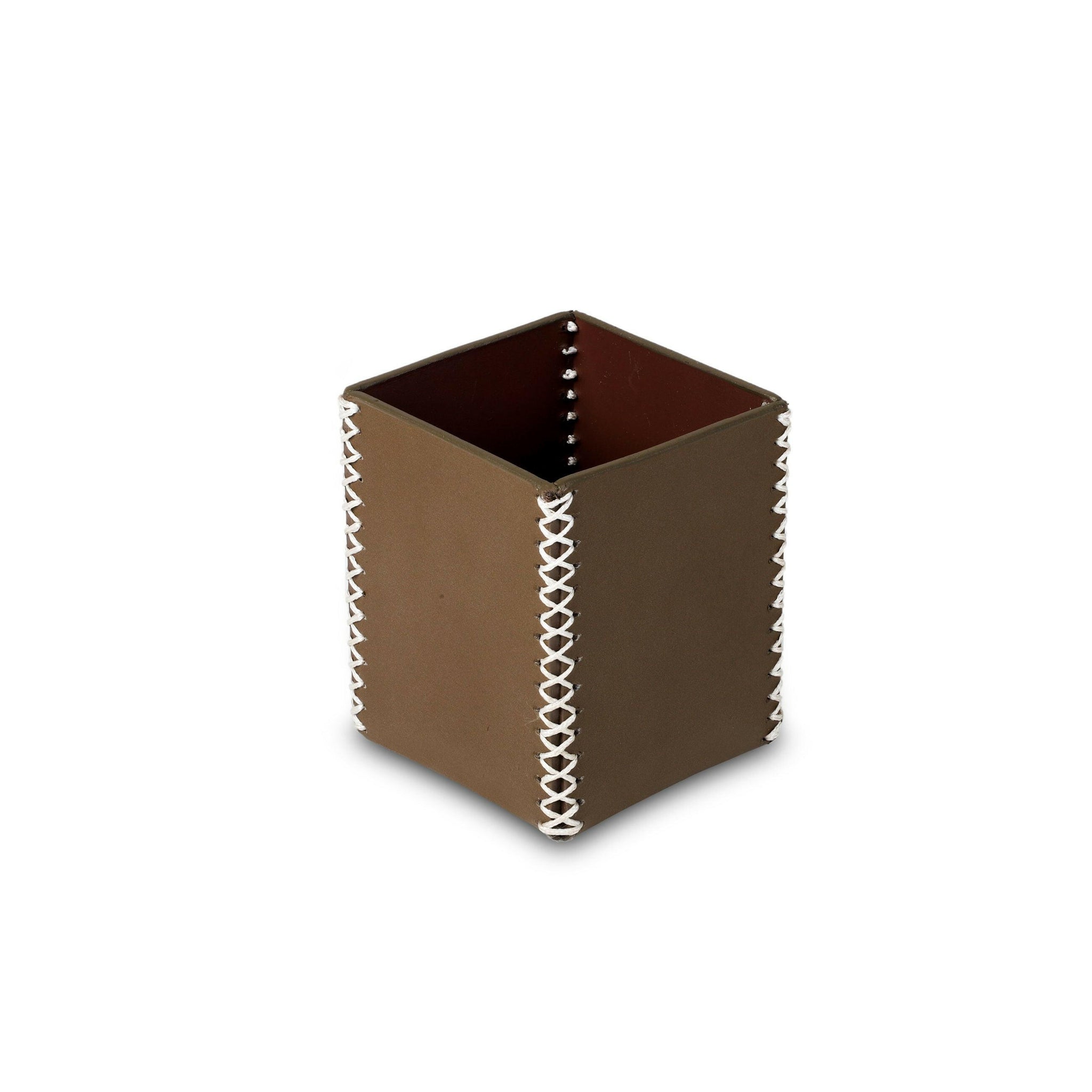Multi Storage Box Taupe Three Sixty Leather