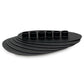 Napkin Holder & Placemats Set Of 4 Black