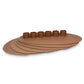 Napkin Holder & Placemats Set Of 4 Cognac