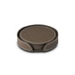 Round Coasters Set Of 6 Taupe