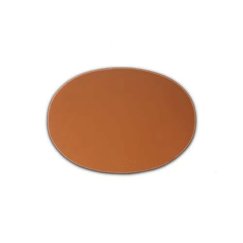 Modella Napkin Holder & Placemats Set Of 6 Cognac