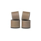 Napkin Holder & Placemats Set Of 6 Taupe