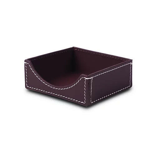 Modella Square Memo Holder Bordeaux