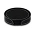 Round Coasters Set Of 6 Black