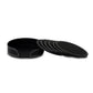 Round Coasters Set Of 6 Black