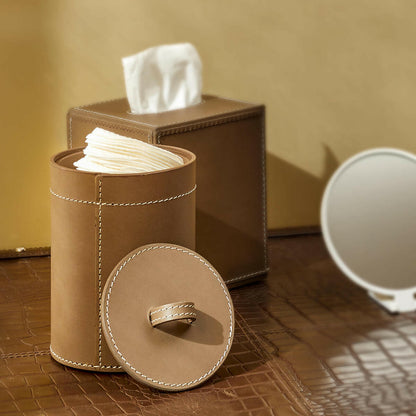 Multi Storage Box With Lid  Taupe