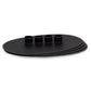 Napkin Holder & Placemats Set Of 4 Black