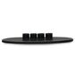 Napkin Holder & Placemats Set Of 4 Black