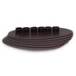 Napkin Holder & Placemats Set Of 6 Bordeaux