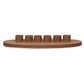 Napkin Holder & Placemats Set Of 6 Cognac