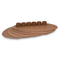 Napkin Holder & Placemats Set Of 6 Cognac