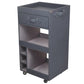 Single Drawer Bar Trolley Grey