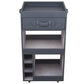 Single Drawer Bar Trolley Grey