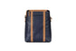 Sling Bag Genuine Leather Blue & Brown