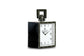 Square Table Clock Black