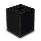 High Tissue Box Holder Black