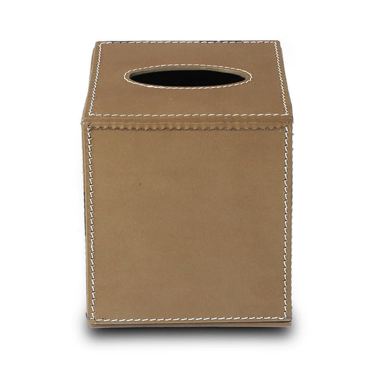 High Tissue Box Holder Taupe