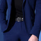Genuine Leather Belt for Men in Weave Texture