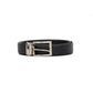 Genuine Leather Belt for Men in Weave Texture