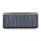 Tissue Box In Genuine Croco Leather Grey