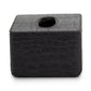 Tissue Box In Genuine Croco Leather Black