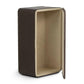Tissue Box In Genuine Croco Leather Brown