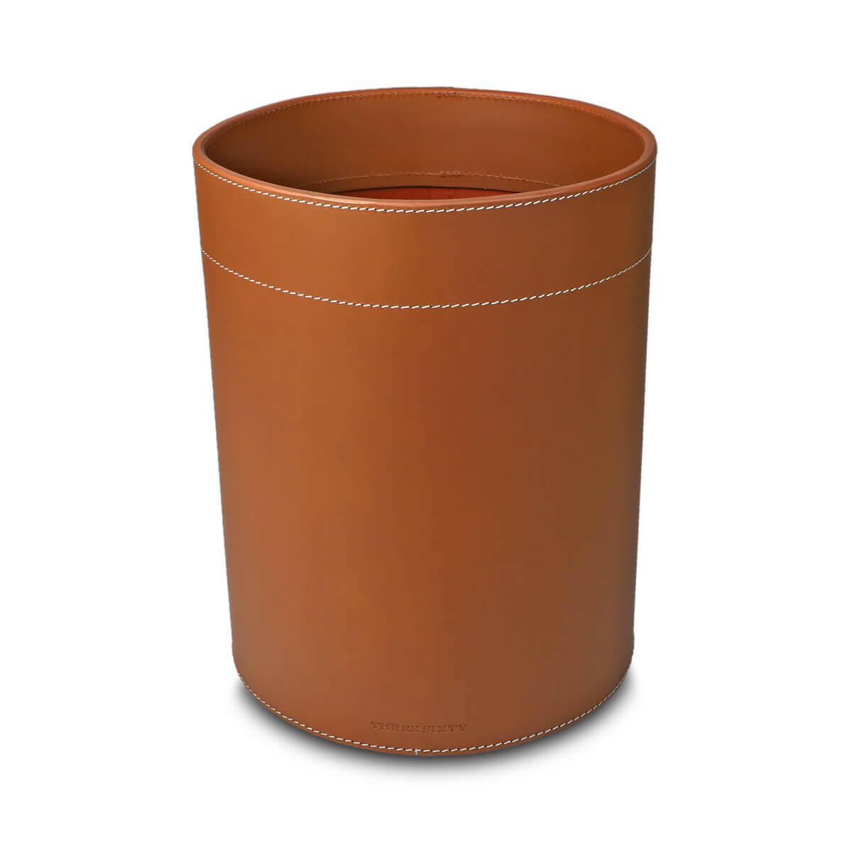 Modella Round Waste Basket Cognac