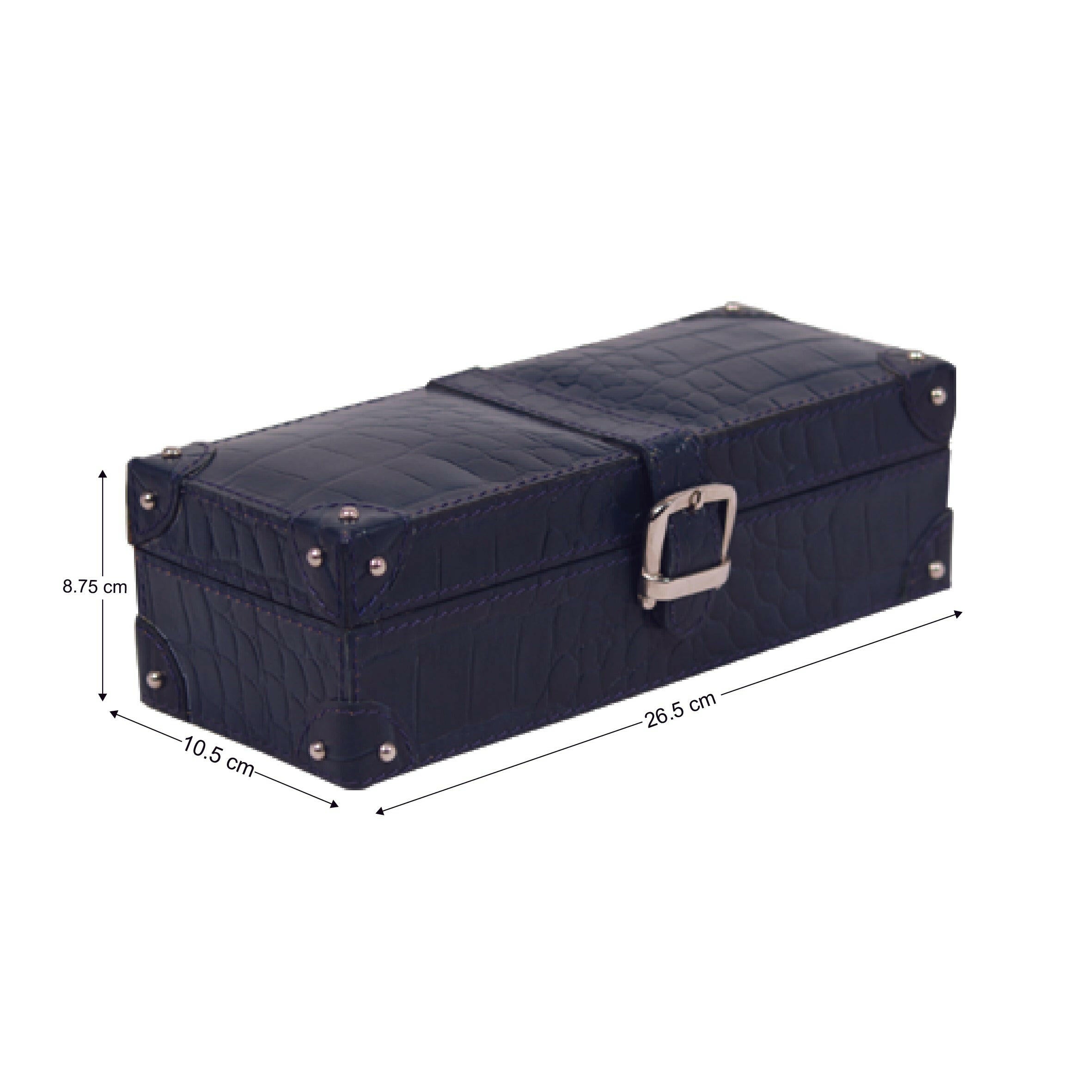 Eden Watch Box of 4 - Blue Croco
