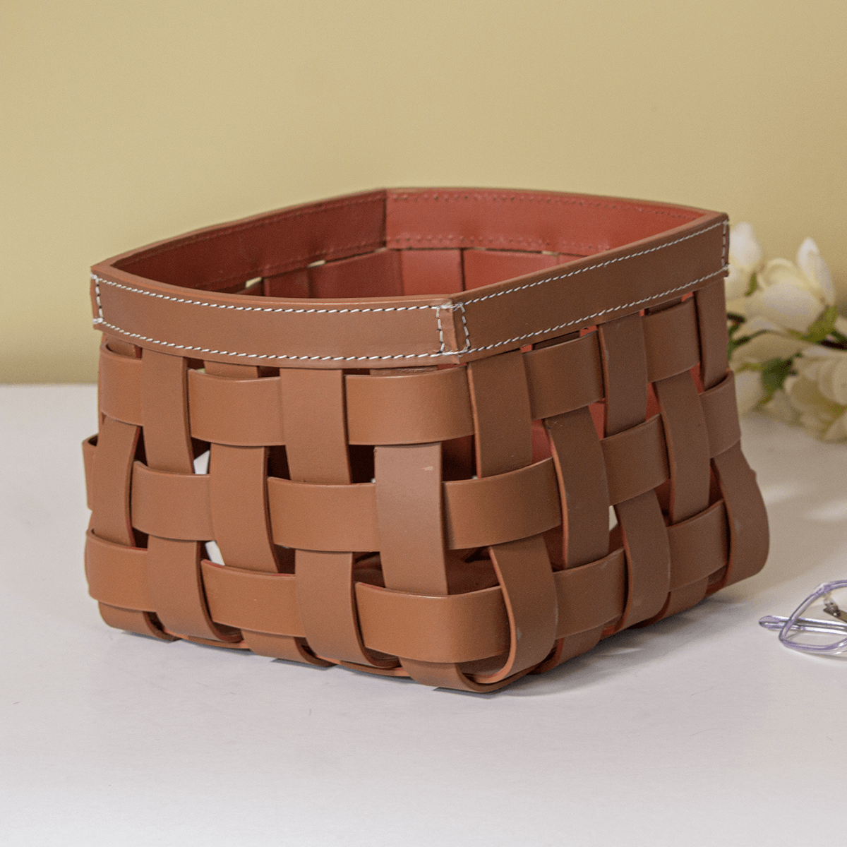 Modella Multipurpose Storage Baskets Small - Cognac
