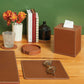 Square Mousepad Cognac