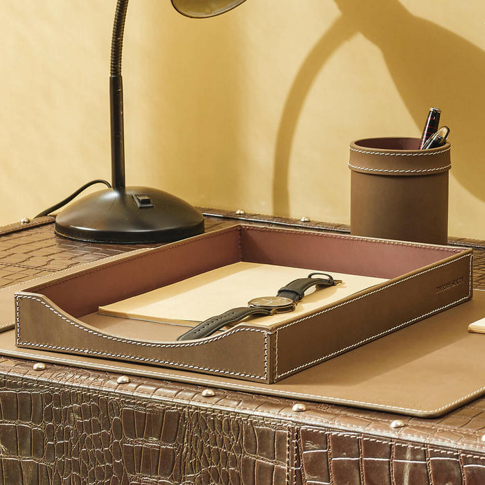Modella A4 Paper Letter Organizer Taupe