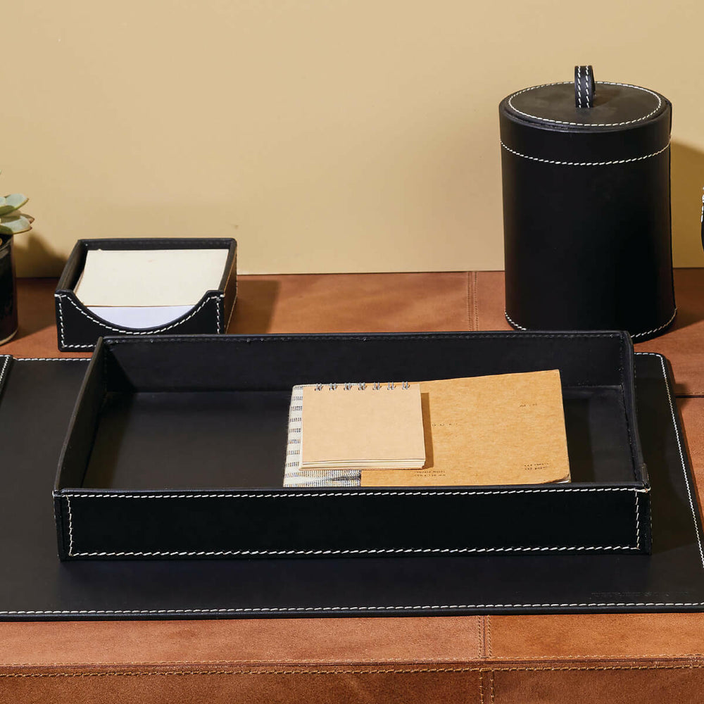 Modella A4 Paper Letter Organizer Black