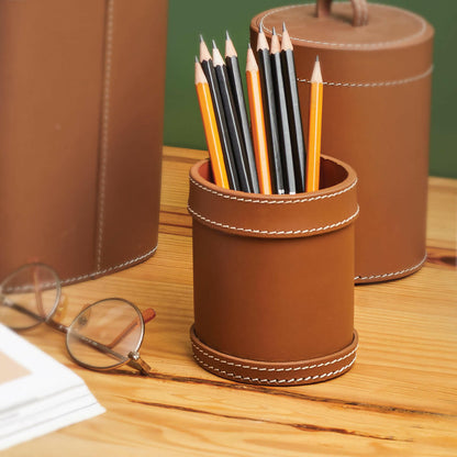 Pen Holder Cognac