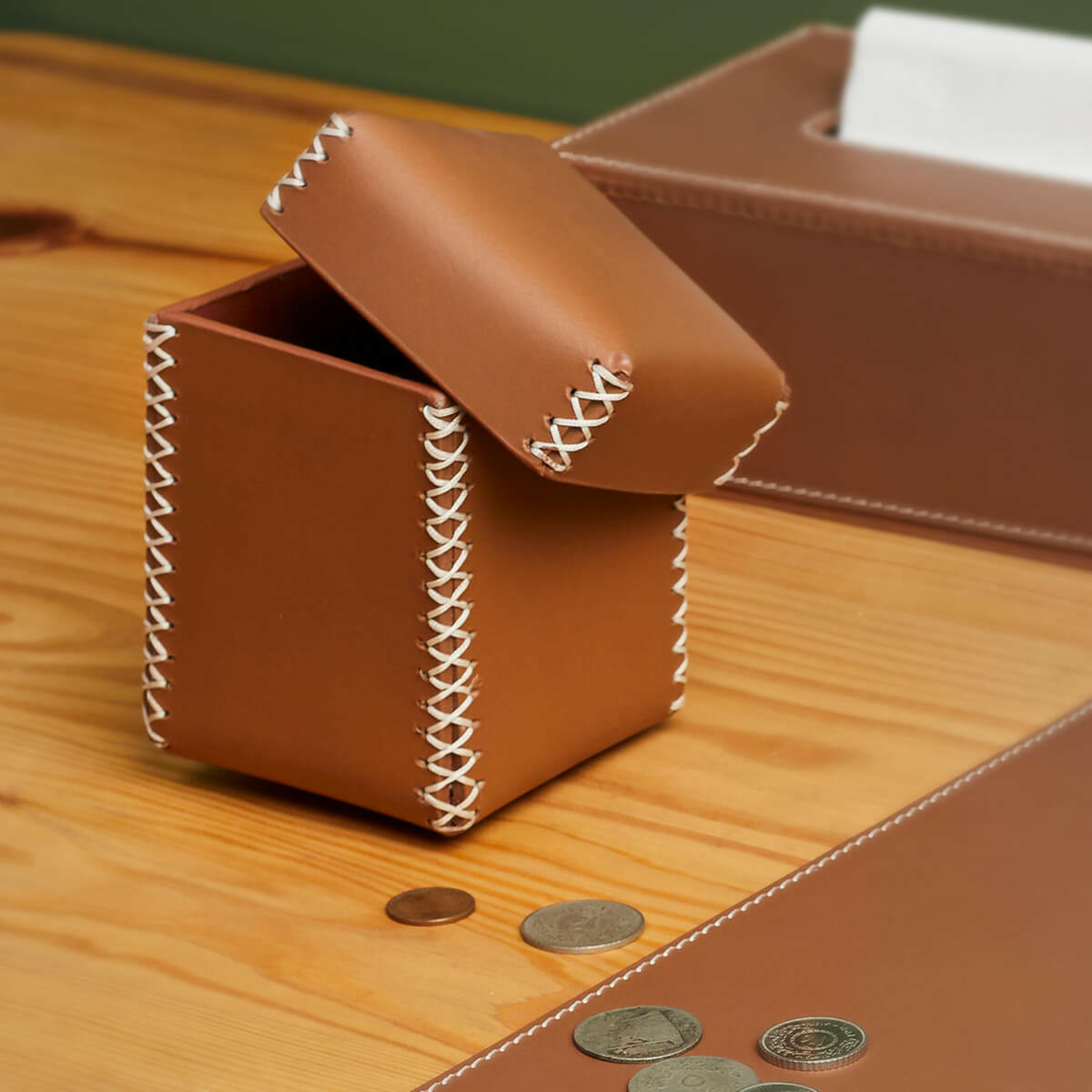 Modella Multi Storage Box Cognac